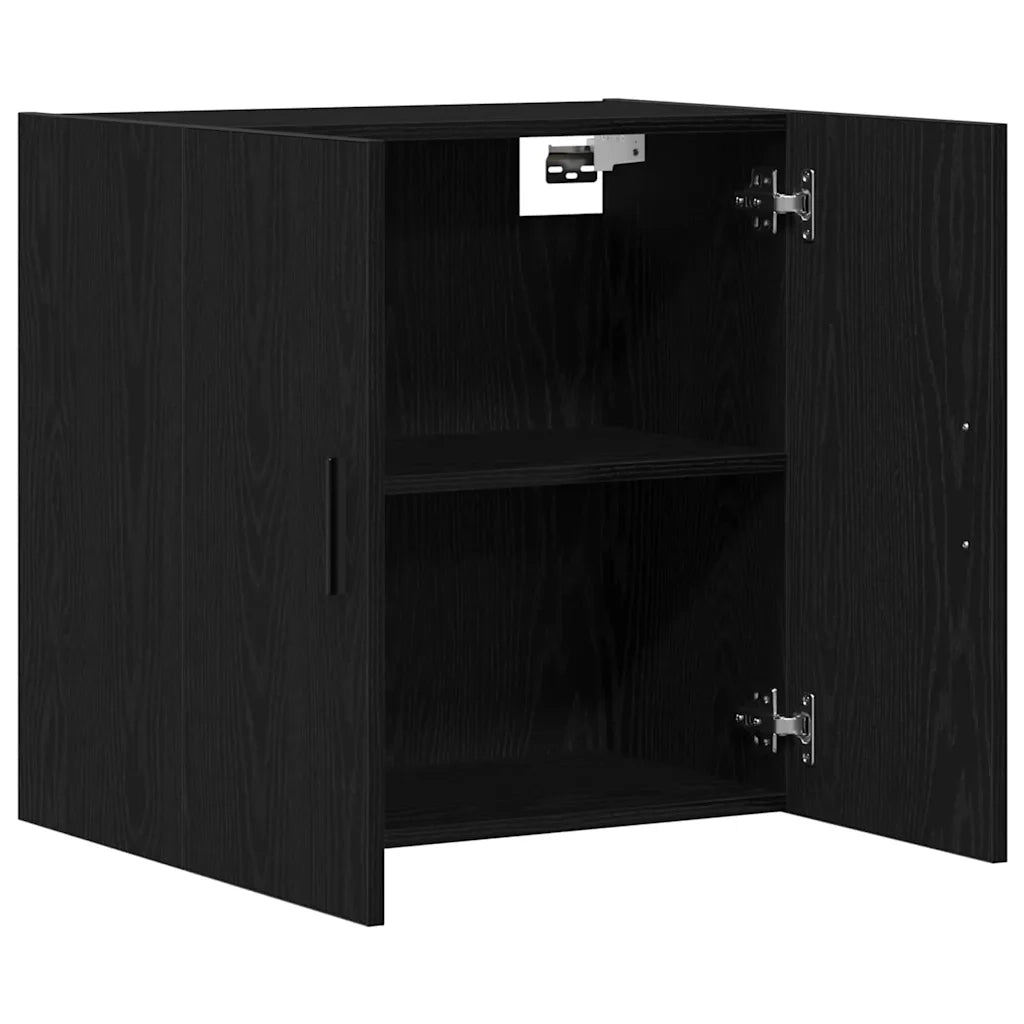 Mobile a muro 60 x 31 x 60 cm Legno ingegnerizzato Rovere Nero 862946