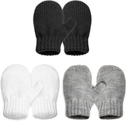 Manopole termiche per bambini, impermeabili al vento, per neonati, ragazzi e ragazze, 0-4 anni (3 colori)