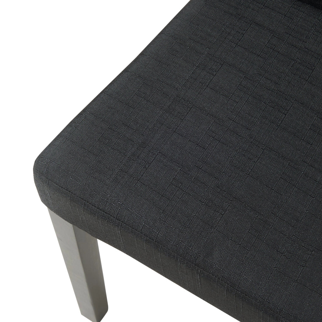 Set di 4 sedie da pranzo 89 x 43 x 54 cm design moderno robuste nere 03_0009830
