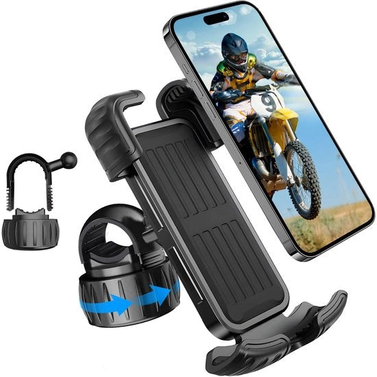 Sostituto di Telefono per Bicicletta, Motocicletta e Scooter - Flessibilità Bassa - Non Rotante e Regolabile - Universale - Otrente per Smartphone - Adatto per Telefoni da 4.7'' a 6.8