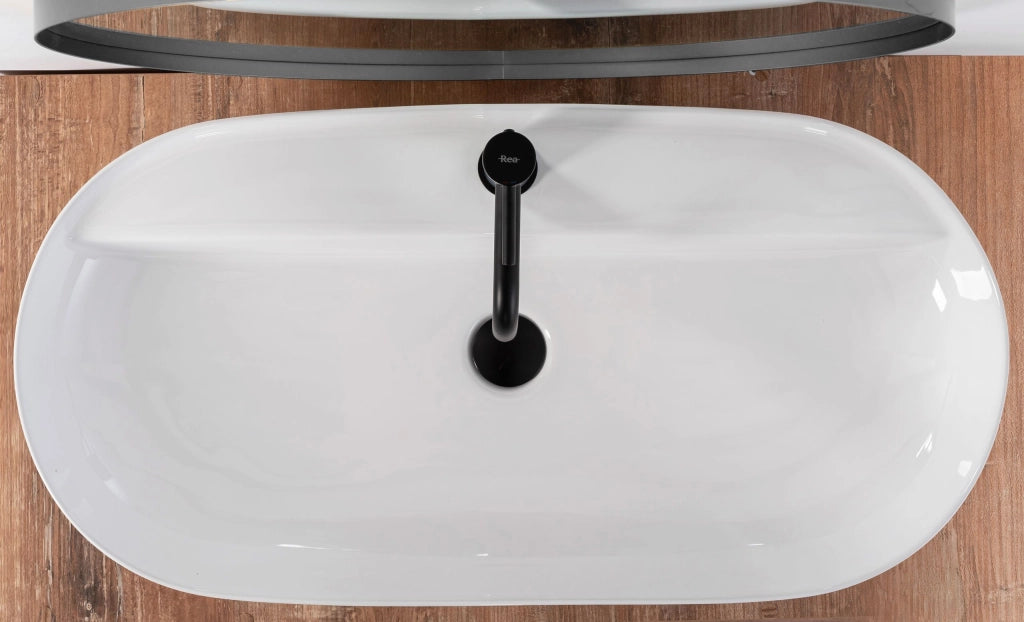 Lavabo Da Appoggio Rea Aura 81