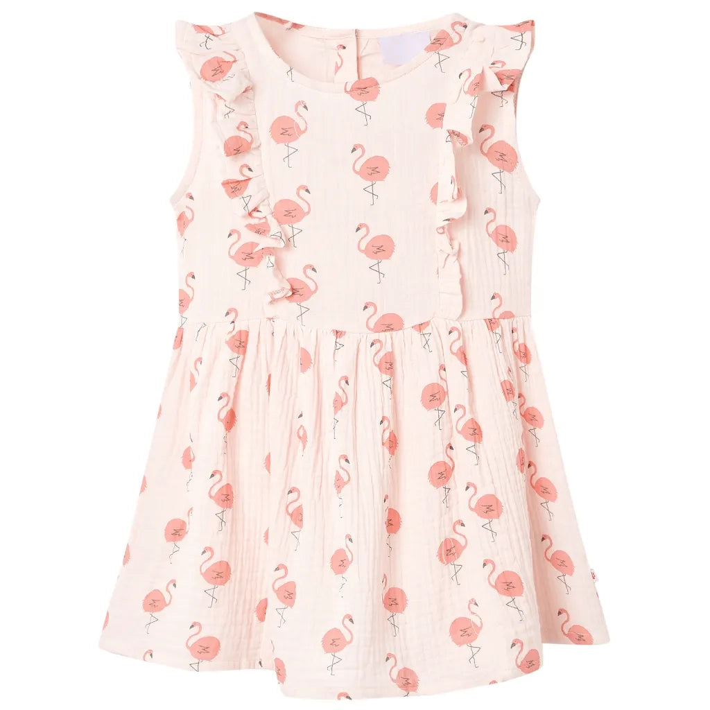 Abito da Bambina con Volant Rosa Tenue 104cod mxl 86911