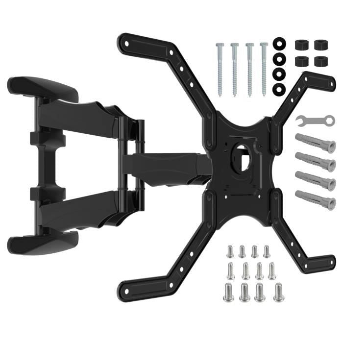 Supporto a parete girevole NANOOK per TV da 40-65 pollici - Inclinabile - Supporto a parete per TV LCD, LED, QLED e OLED