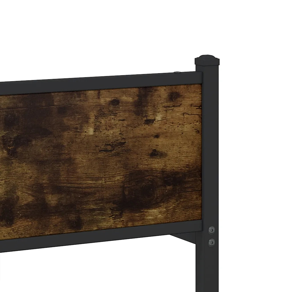 Giroletto senza Materaso in Metallo Rovere Fumo 107x203 cm