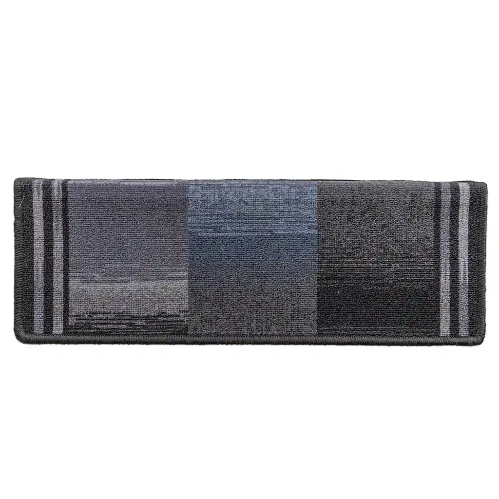 Tappetini Autoadesivi per Scale 15 pz 65x21x4 cm Neri e Grigi 326208