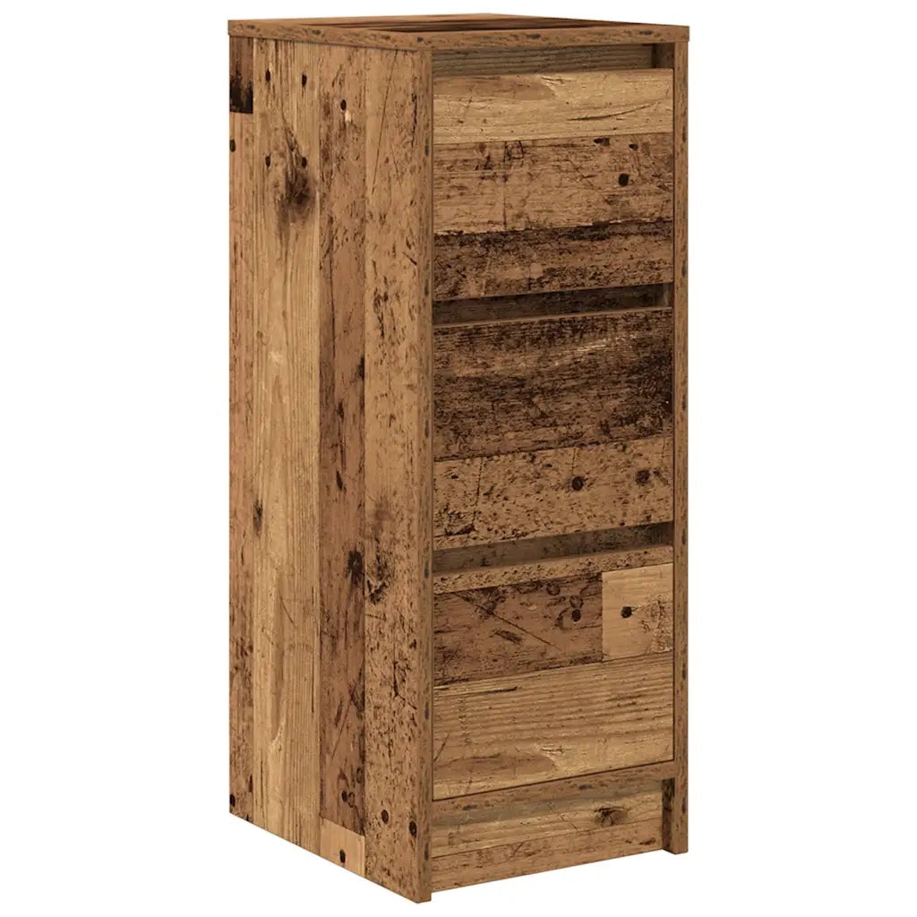 Credenza Legno Antico 29,5x34x76 cm in Legno Multistrato
