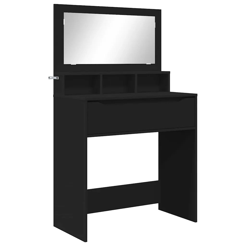 Tavoli da Trucco per Camera da Letto Nero 80 x 39,6 x 135 cm