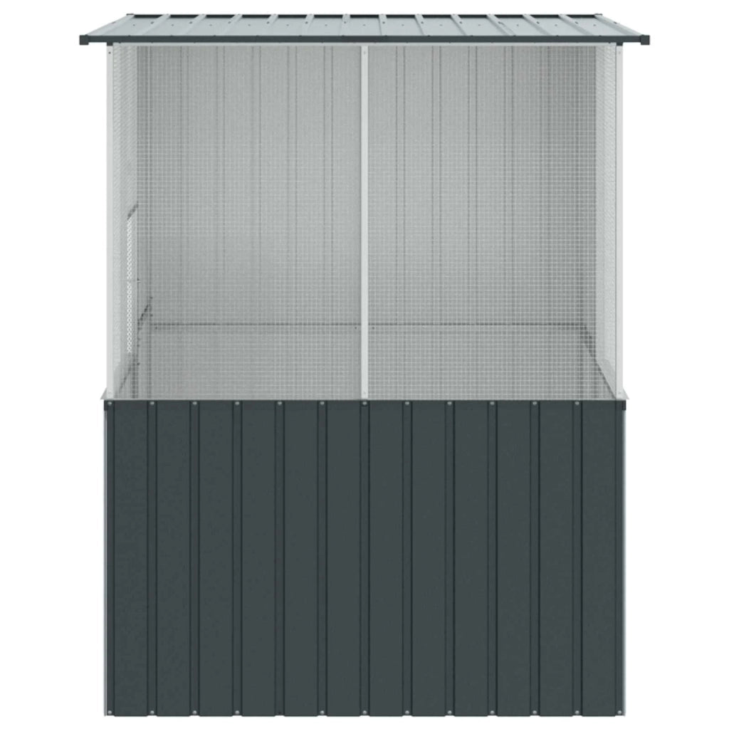 Gabbia per uccelli Antracite 165 x 165 x 200 cm Acciaio zincato 3325168
