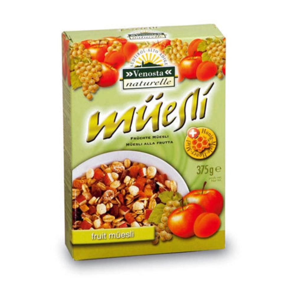 Venosta naturelle muesli con frutta e miele 6 confezioni da 375 grammi
