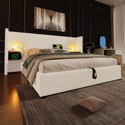 Letto matrimoniale 180x200 con contenitore a sollevamento idraulico