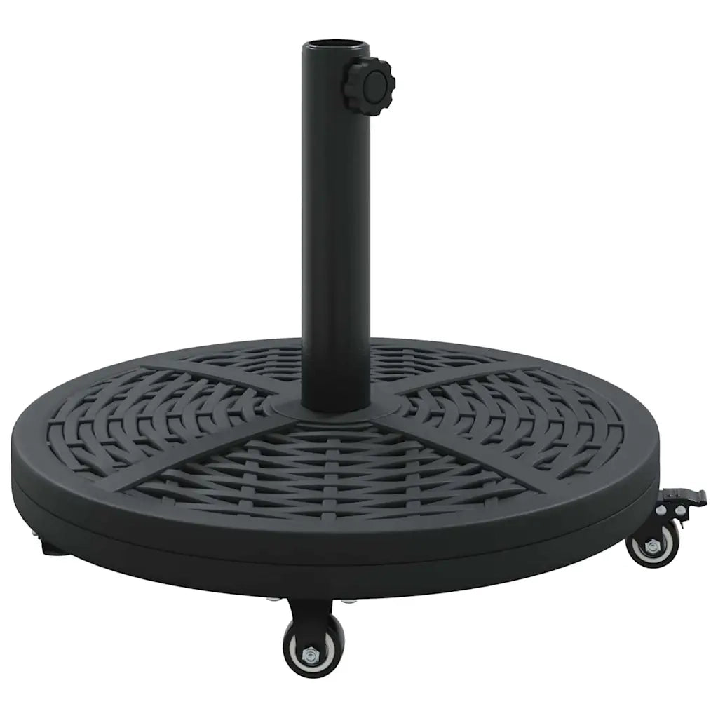 Base per ombrellone-Supporto per ombrellone Art d¨¦co Nero ? 45 x 39,5 cm Ferro 387507