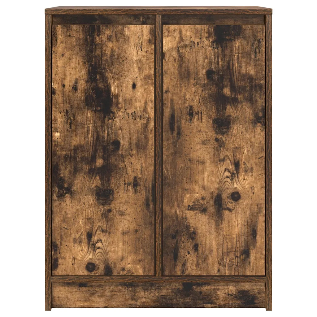 Credenza Rovere Fumo 57x34x76 cm in Legno Multistrato
