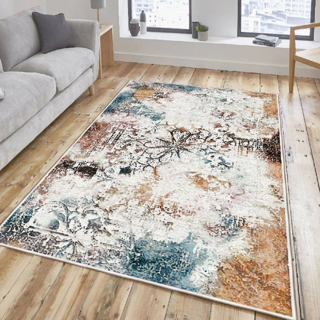 Rocky River, Tappeto Materiale Struttura in Velluto, 230x160 cm Multicolore