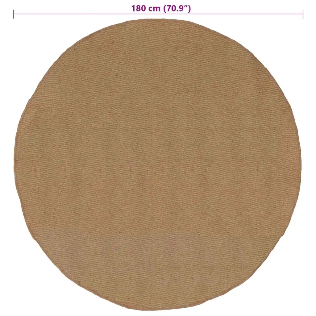 Tappeto Naturale Ø 180 cm Juta 42010793