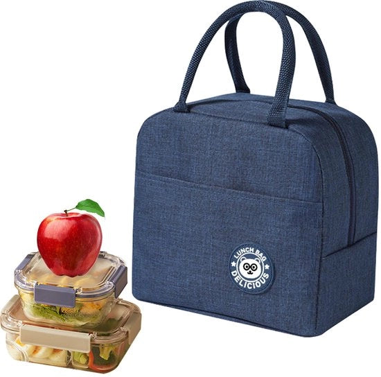 Mini Tas Insolabile per Pranzo, 6L, Termica, Impermeabile, Opvolutile e Isolante per Ufficio, Scuola, Viaggio, Picnic