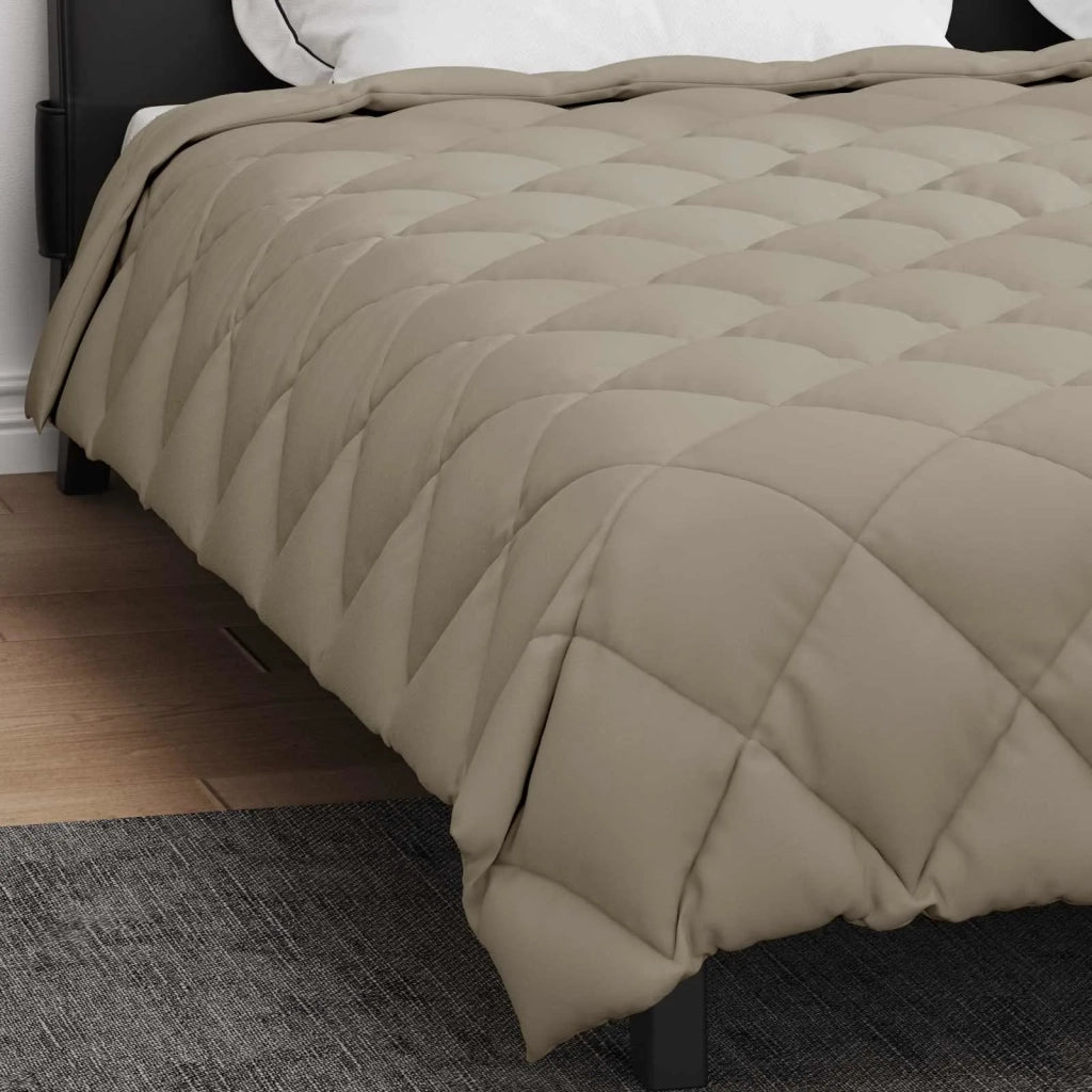 Piumone | Duvet Invernale Grigio chiaro 220 x 260 cm Microfibra