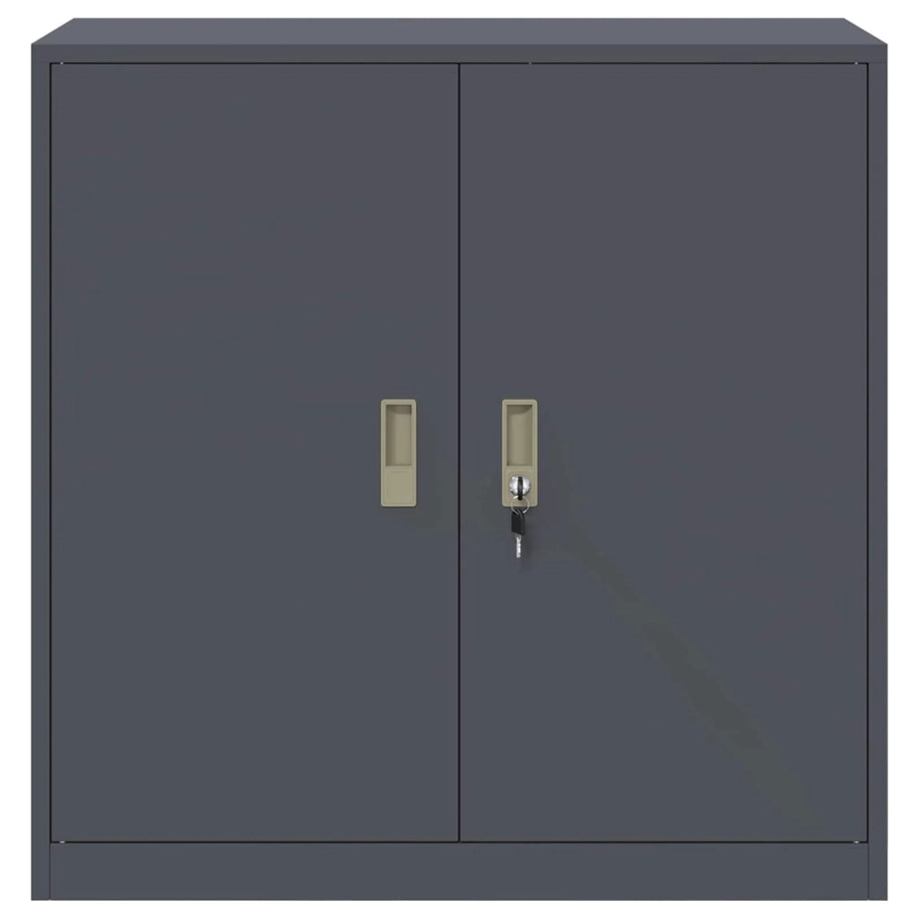 Armadio Antracite 90 x 40 x 90 cm Acciaio 891642