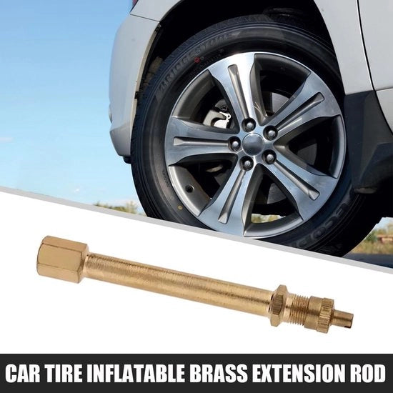 Estensione valvola in rame 14 cm per auto motociclo - estensore valvola bicicletta camion.
