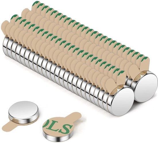 Magnetici neodymium di 8x1 mm (60 pezzi), magneti minimi, magneti autoadesivi per frigoriferi, lavagne, foto, progetti di fai da te, lavagne magnetiche (60 pezzi 8x1 mm)