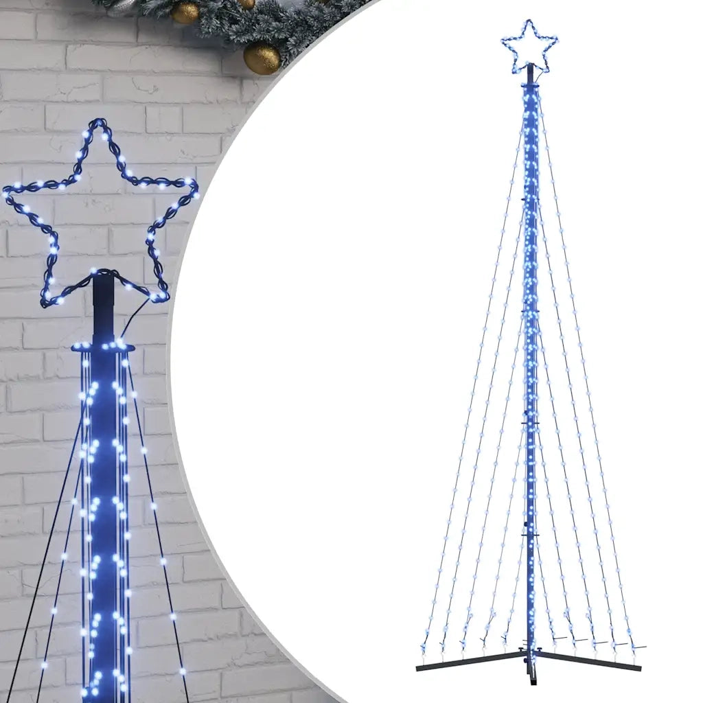 vidaXL Albero di Natale a LED 495 LED Blu 300,5 cm