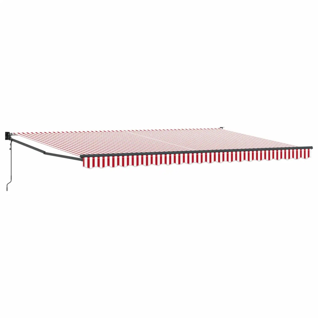 Tenda da Sole Rosso e Bianco 500 x 300 x 165 cm 3331272