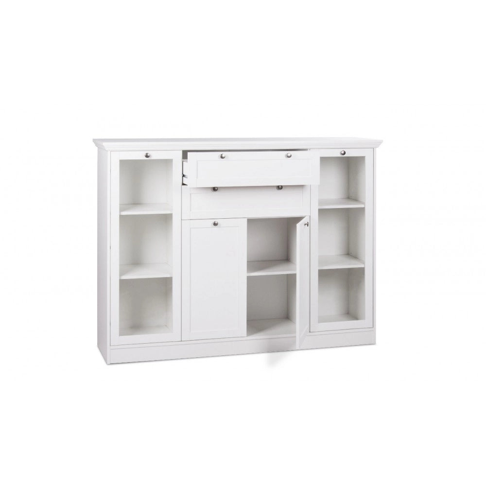 Credenza Landwood53 colore bianco 160x40x120H