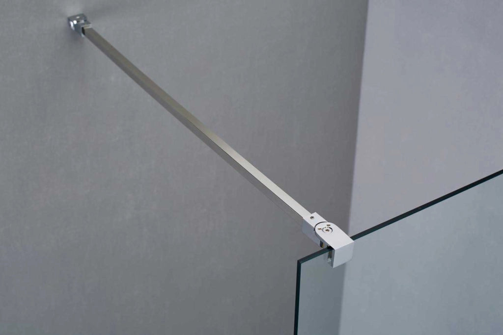 Parete doccia fissa Screen 8 mm 100 cm (96,5-98,0 cm) nichel, vetro trasparente