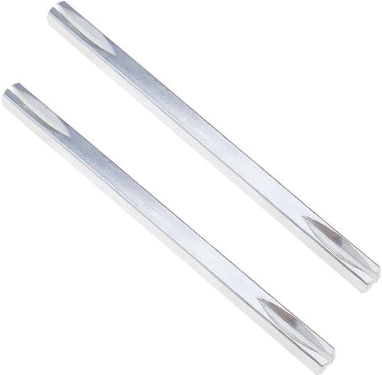 Maniglia a vite 8mmx140mm - Acciaio massello - Resistente alla corrosione - Duraturo - 2 pezzi - Adatto per maniglie di porta/finestre - Cardini di porta
