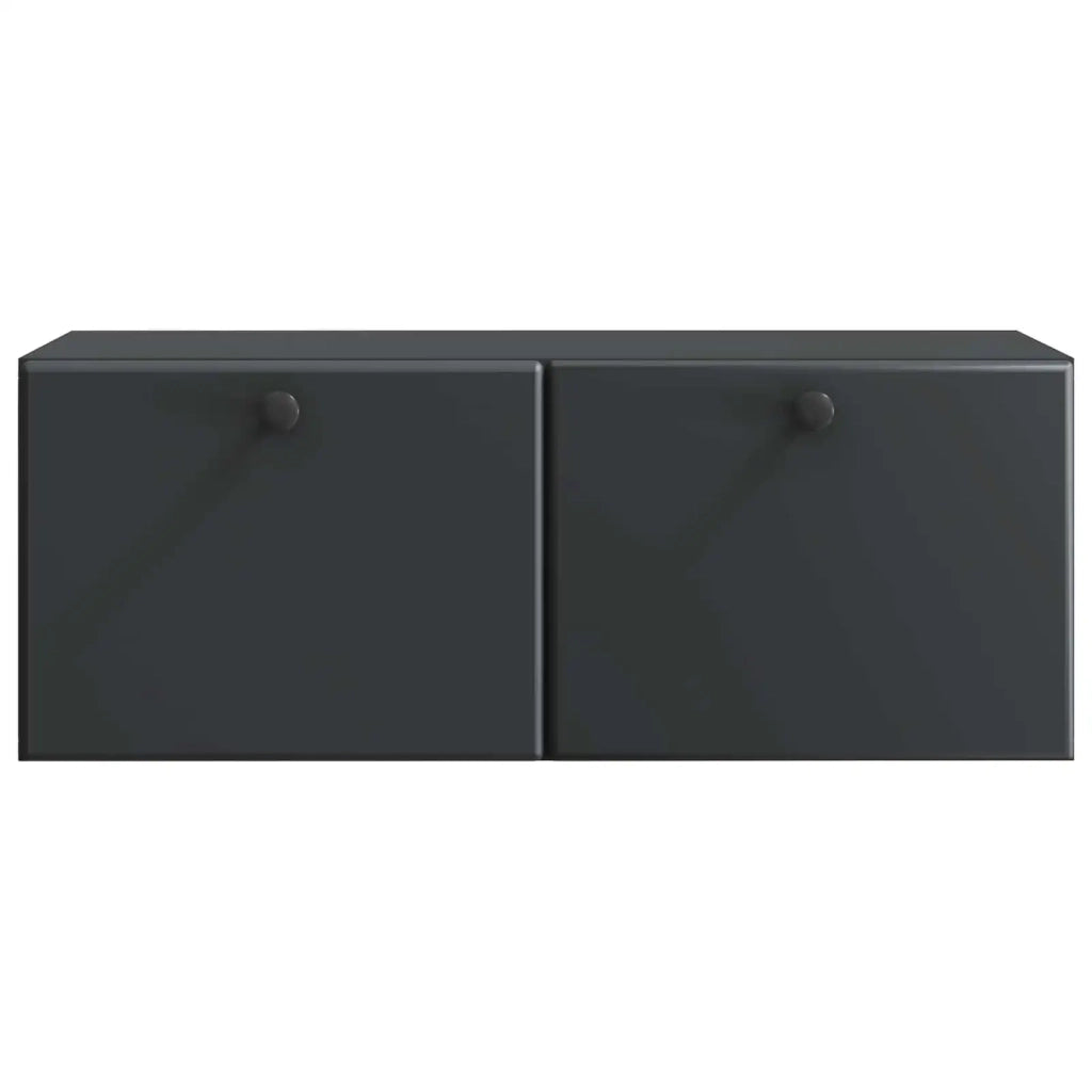 Mobile Porta TV da Muro 78,5 x 31 x 30 cm Nero 899226