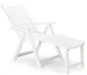 POLTRONA PIEGHEVOLE ARIZONA cm. 109x60x108 h col. Bianco