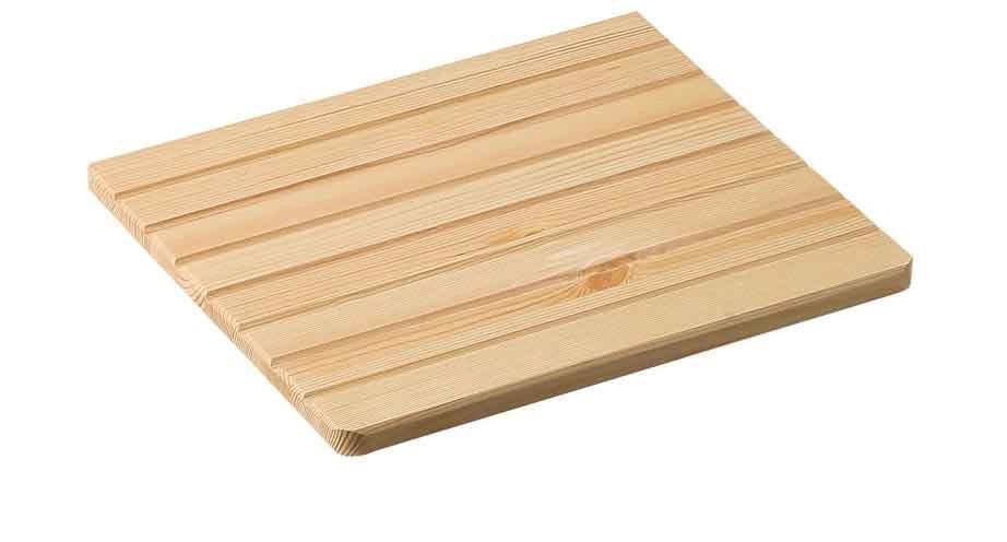 Mobile LAVATOIO in LEGNO a 1 anta - 50x50 (H.85) c/vasca in PP e asse LEGNO - CR - COL: BIANCO LUCIDO