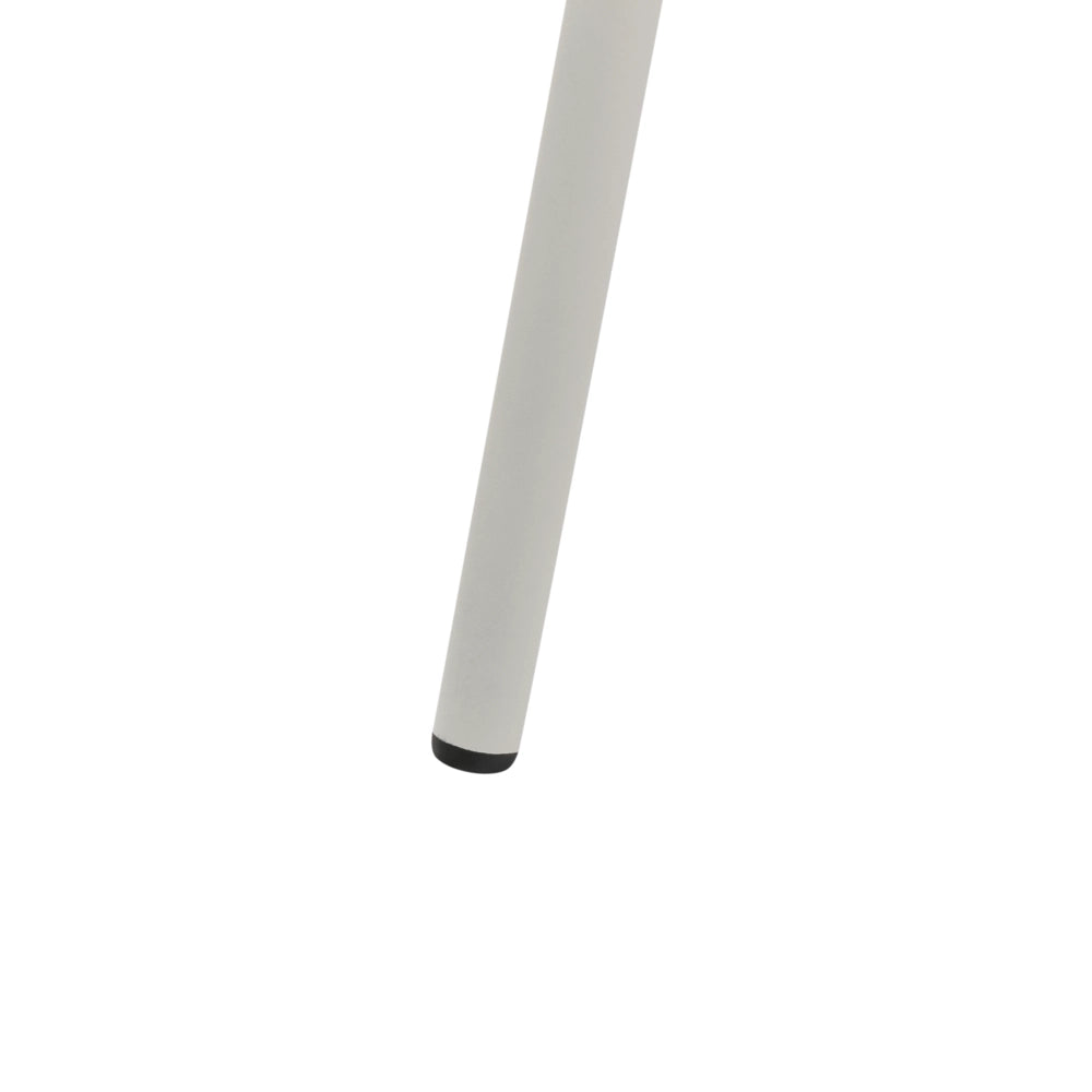 Set di 2 poltrone in tessuto bianco sporco Gambe in metallo con braccioli Soggiorno moderno