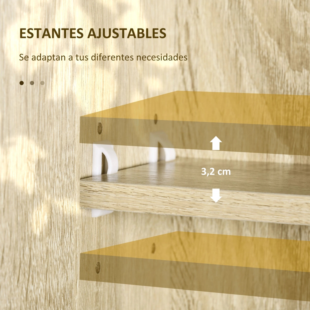 Armadietto Bagno con Specchio e Ripiani Aggiustabili ¨C Zephmum ¨C 60x15x70 cm Robe