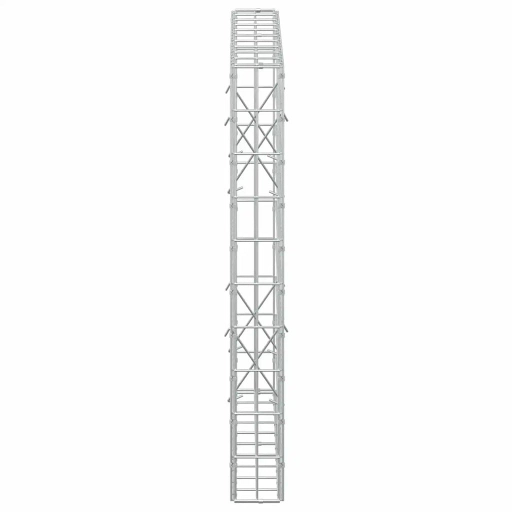 Gabione con Filo da 5 mm e Rete da 5x10 cm 100x10x100 cm 3464444
