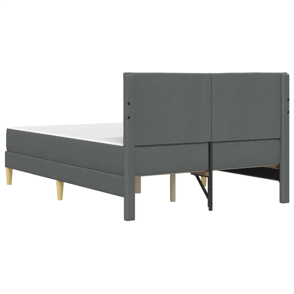 Struttura del letto Grigio scuro 120 x 190 cm Poliestere 3414945