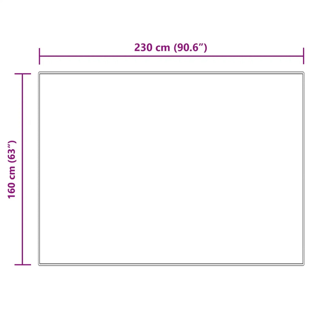 Tappeto in finta TAFALLA Crema 160 x 230 cm Poliestere