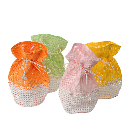 Set 16 Sacchetto in Tessuto 17 cm x 9 Ø