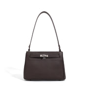 Borsa a mano da donna in vera pelle stile retr¨°, marrone.