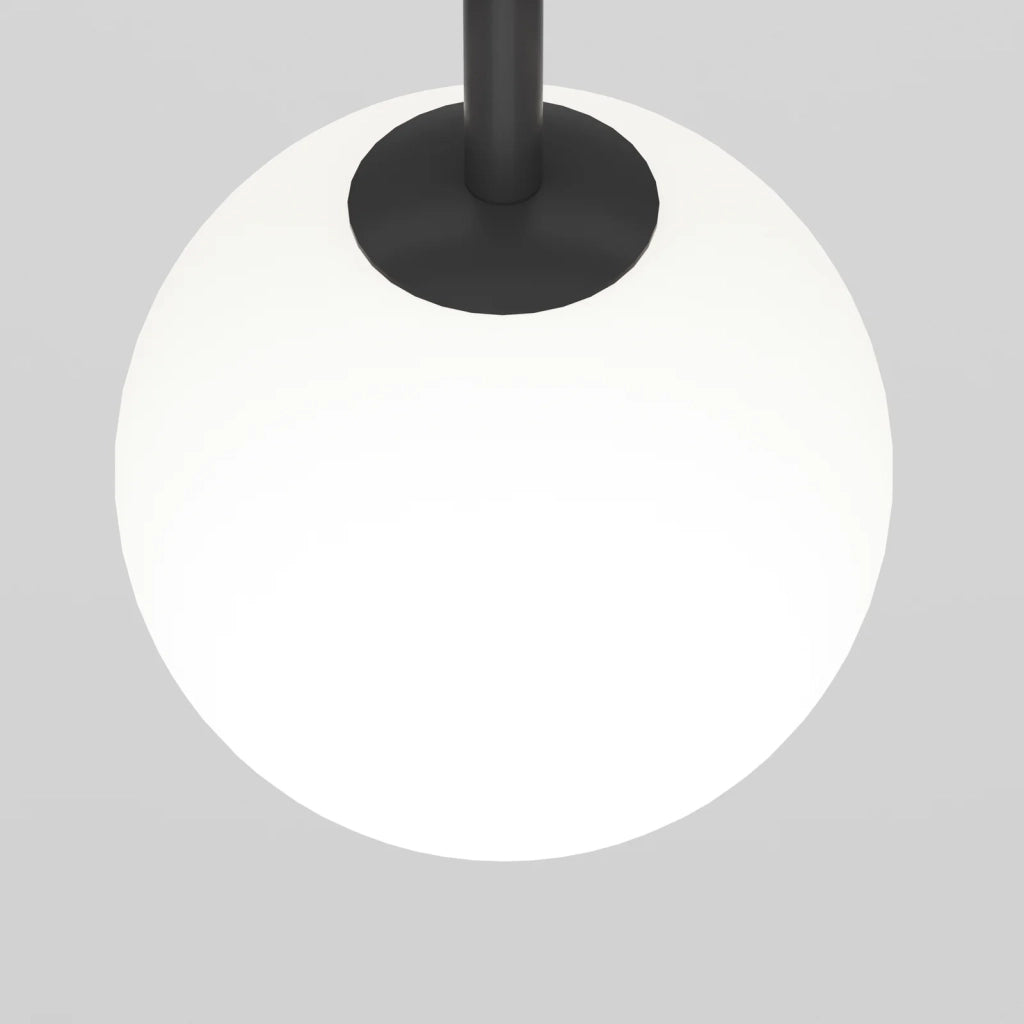 Maytoni Lampada da binario moderna Exility Luna 1 luce LED integrato nero vetro