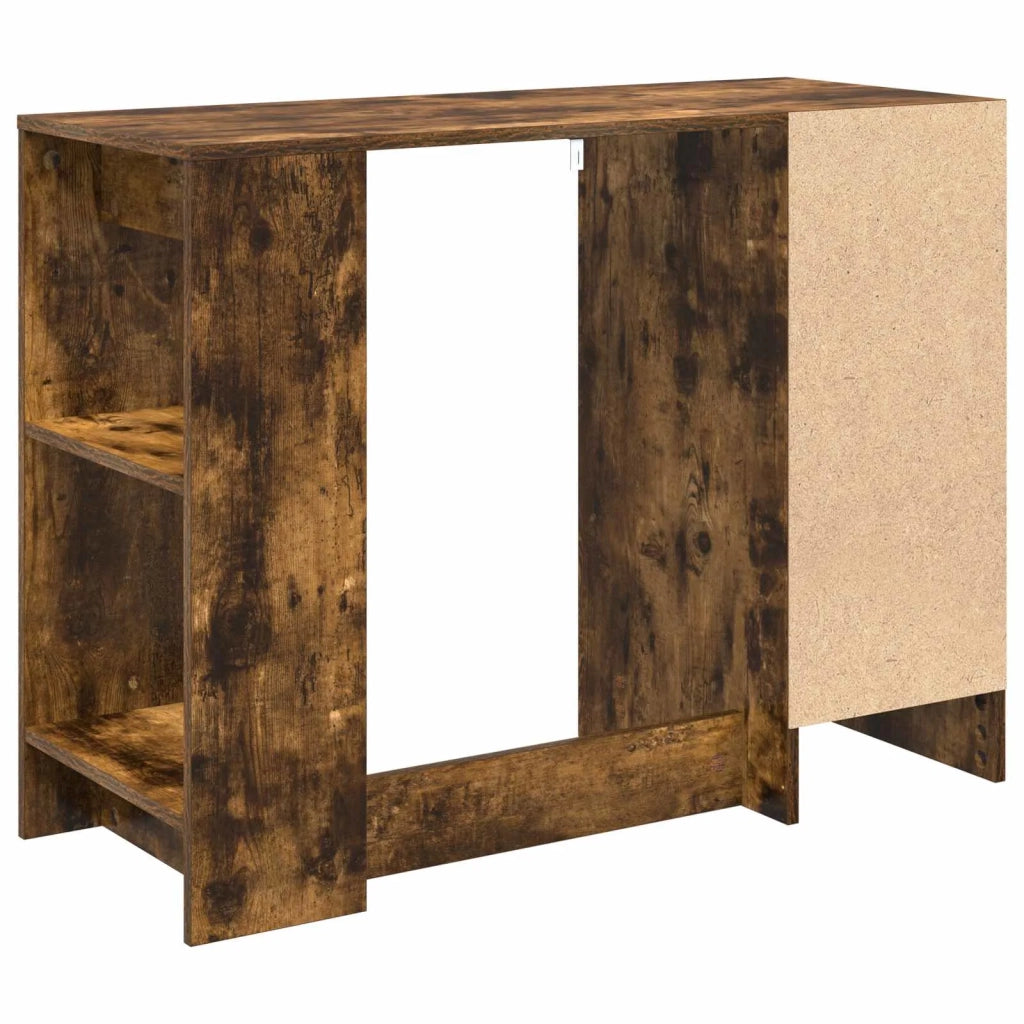 Scrivania Rovere fumé 100 x 40 x 75 cm Legno multistrato 8000456