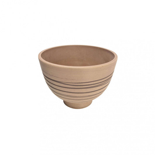 Vaso Piccolo Narciso Ø25x18,5 cm in Fibra sintetica Taupe