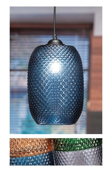 Lampadario da Soffitto in vetro zaran 19 x 25 cm 4 Colori