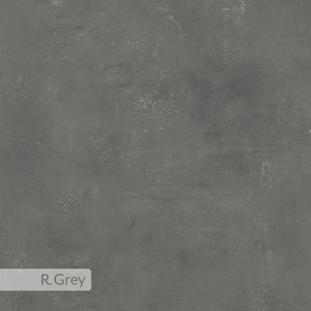 Scrivania modulare in legno "Badau" - 110 x 102 x 77 cm - Grigio
