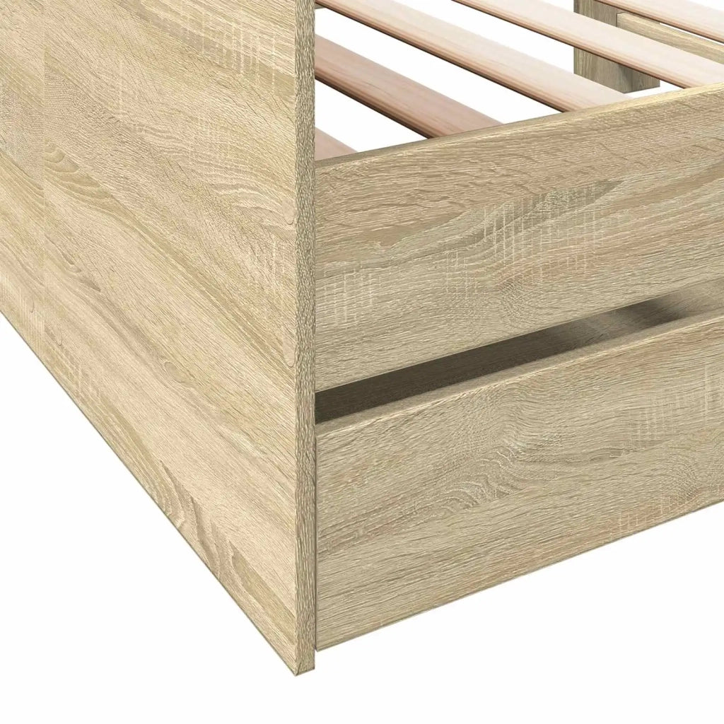 Telaio del letto con storage Rovere Sonoma 80 x 200 cm 3429638