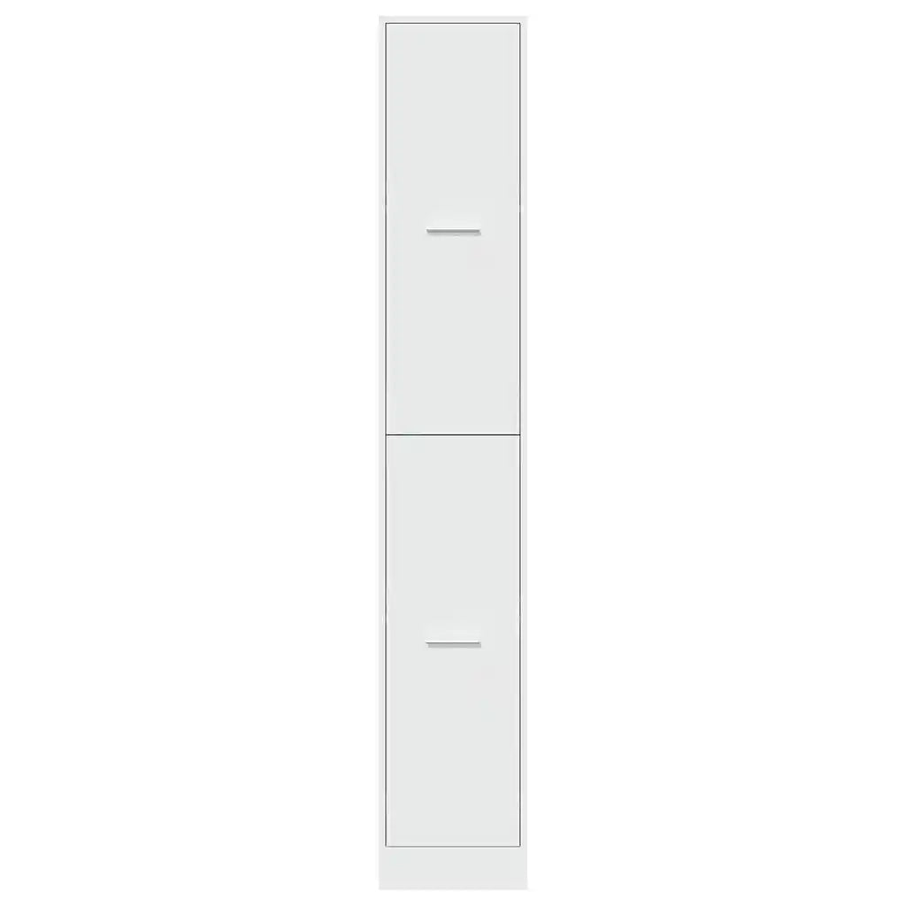 Mobiletto da Farmacia Bianco 30x41x174,5 cm Legno Agglomerato 3309627