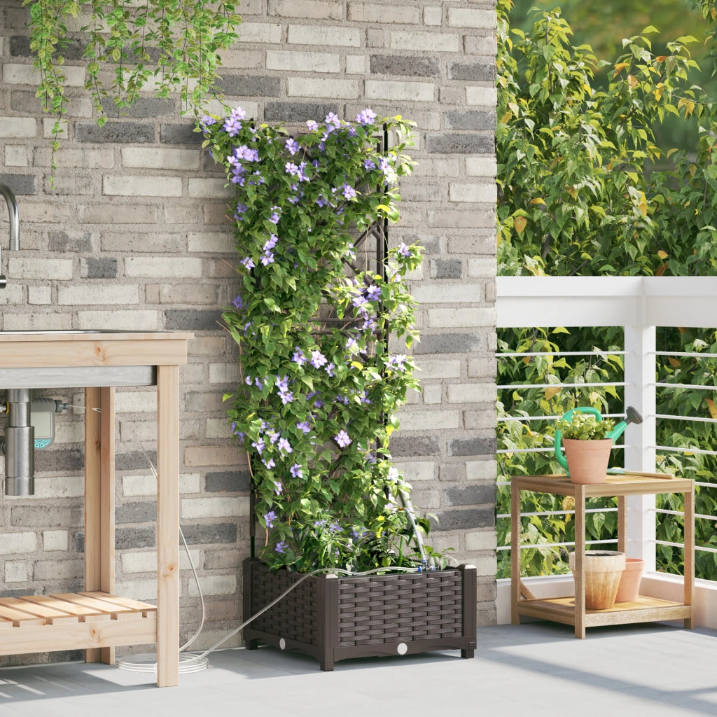 Fioriere da Giardino  con Sistema di Irrigazione Brown