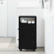 Set di mobili per il bagno Rovere Nero 33 x 23 x 65 cm 869062