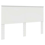 Testiera | Testata con Testiera | Testata Bianco Lucido 160 cm Legno multistrato
