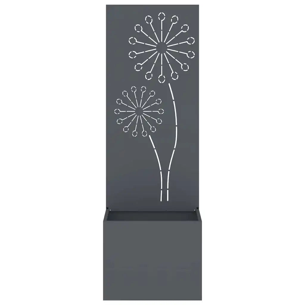 Schermo per privacy in giardino Traforo Antracite 50 x 150 cm 876457