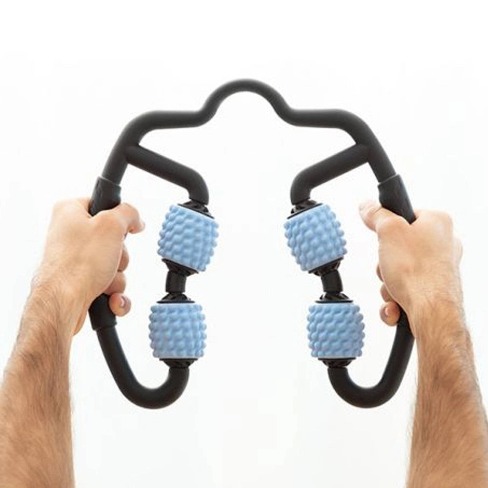 Trade Shop - Massaggiatore Muscolare Con Rulli Rolax Per Gambe Polpacci Corpo Massaggio Relax -